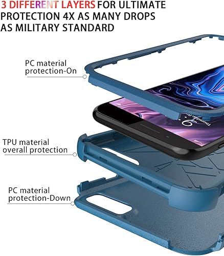 Miniatura 6 de Diverbox Funda para iPhone 8 Plus, iPhone 7 Plus a prueba de golpes a prueba de caídas a prueba de polvo, funda de protección resistente para Apple