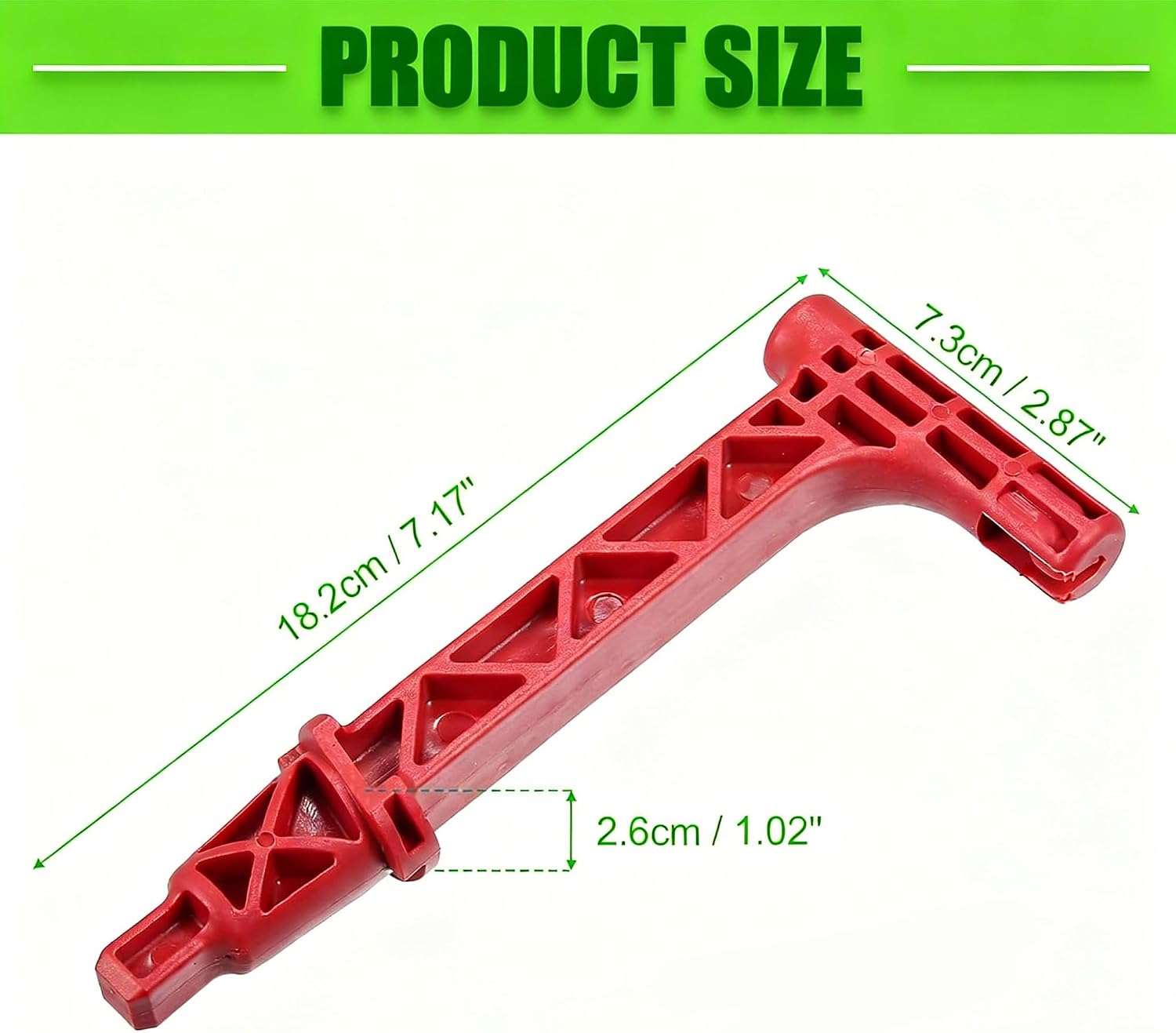 Emergency Parking Brake Release Handle for BMW 528i 2011-2016 Coating Colorfast Easy Control Brake Release Handle Replacement 24507590395 1Pcs Red