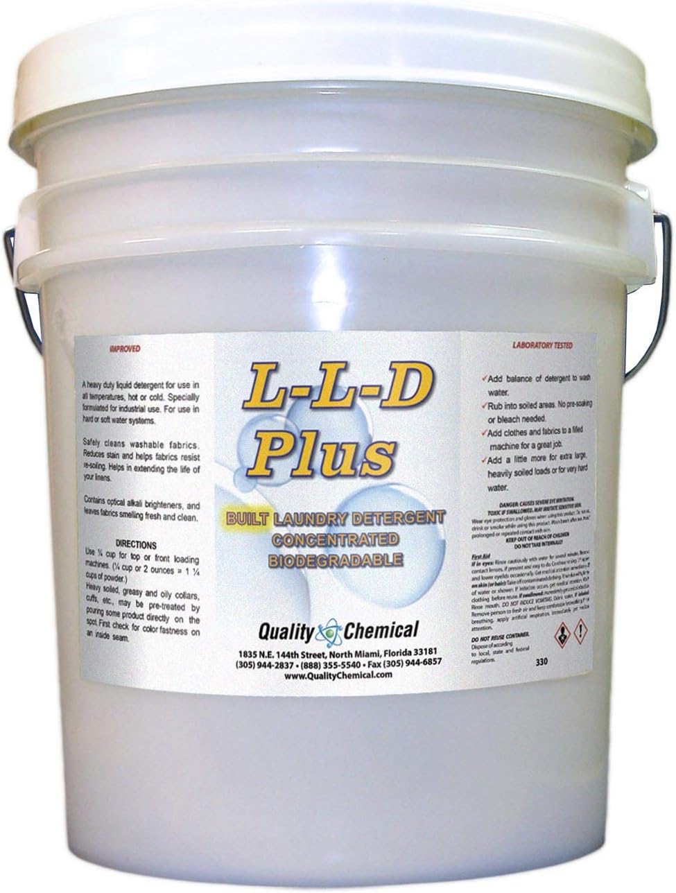 L-L-D Plus - Concentrated Built Laundry Detergent-5 Gallon Pail