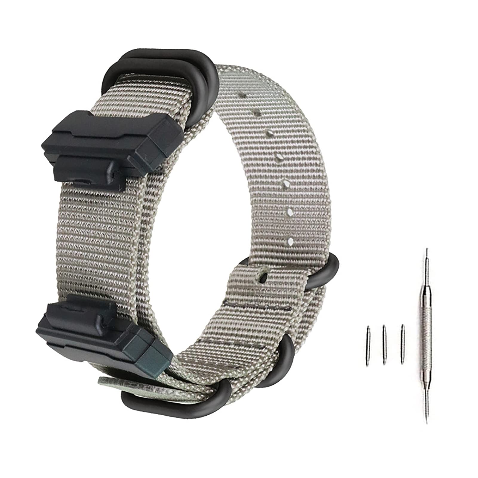 G Shock Watch Band,22mm Replacement Nylon Watch Band Strap For Casio Men Women G-Shock GA-110/100/120/150/200/300/400 GD-100/110/120 G-8900 DW-5600