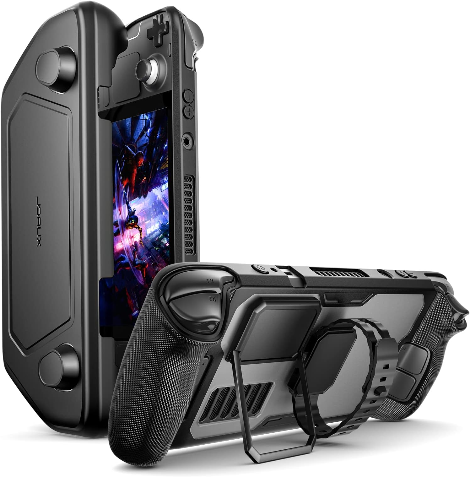 Bigqin Coque Silicone Compatible avec Steam Deck, 17 en 1 Accessoires Protection Résistante Aux