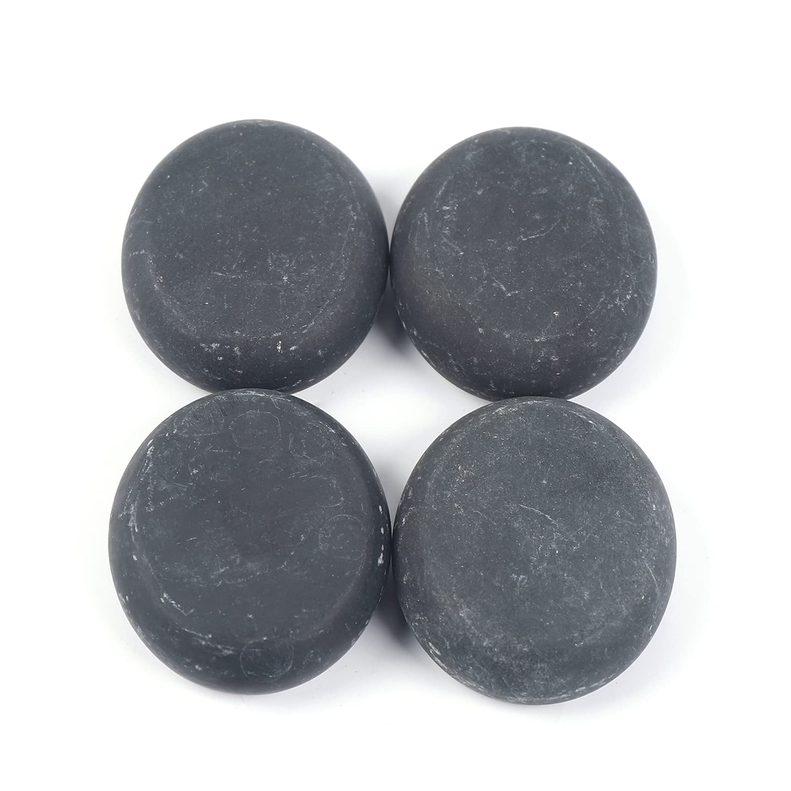 Juego de piedras de masaje para spa con piedras calientes de masaje con calentador, 60 ℃ ± 10 ℃, piedras de calor, dispositivo de spa 20 piezas