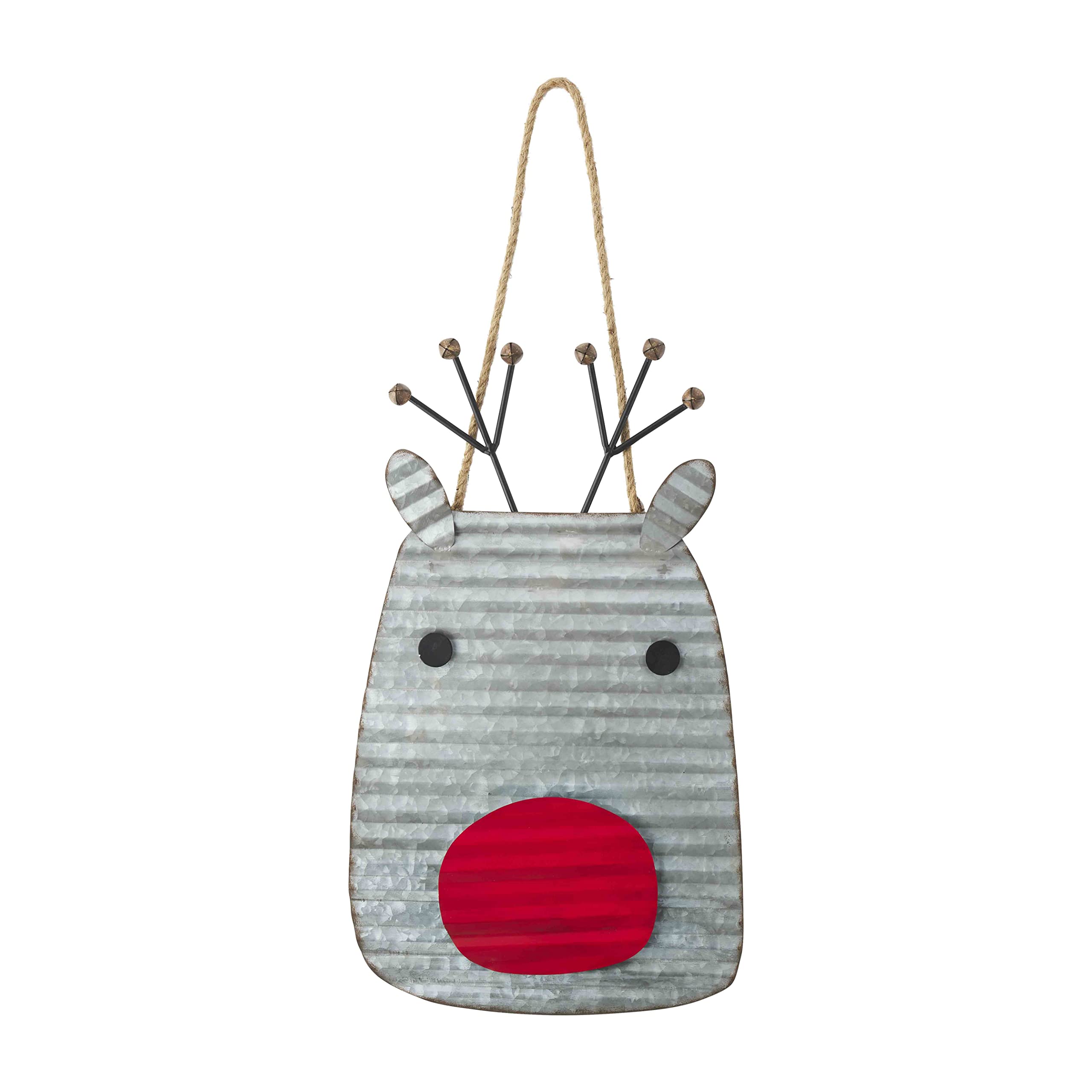 Mud Pie Tin Door Hanger, Reindeer