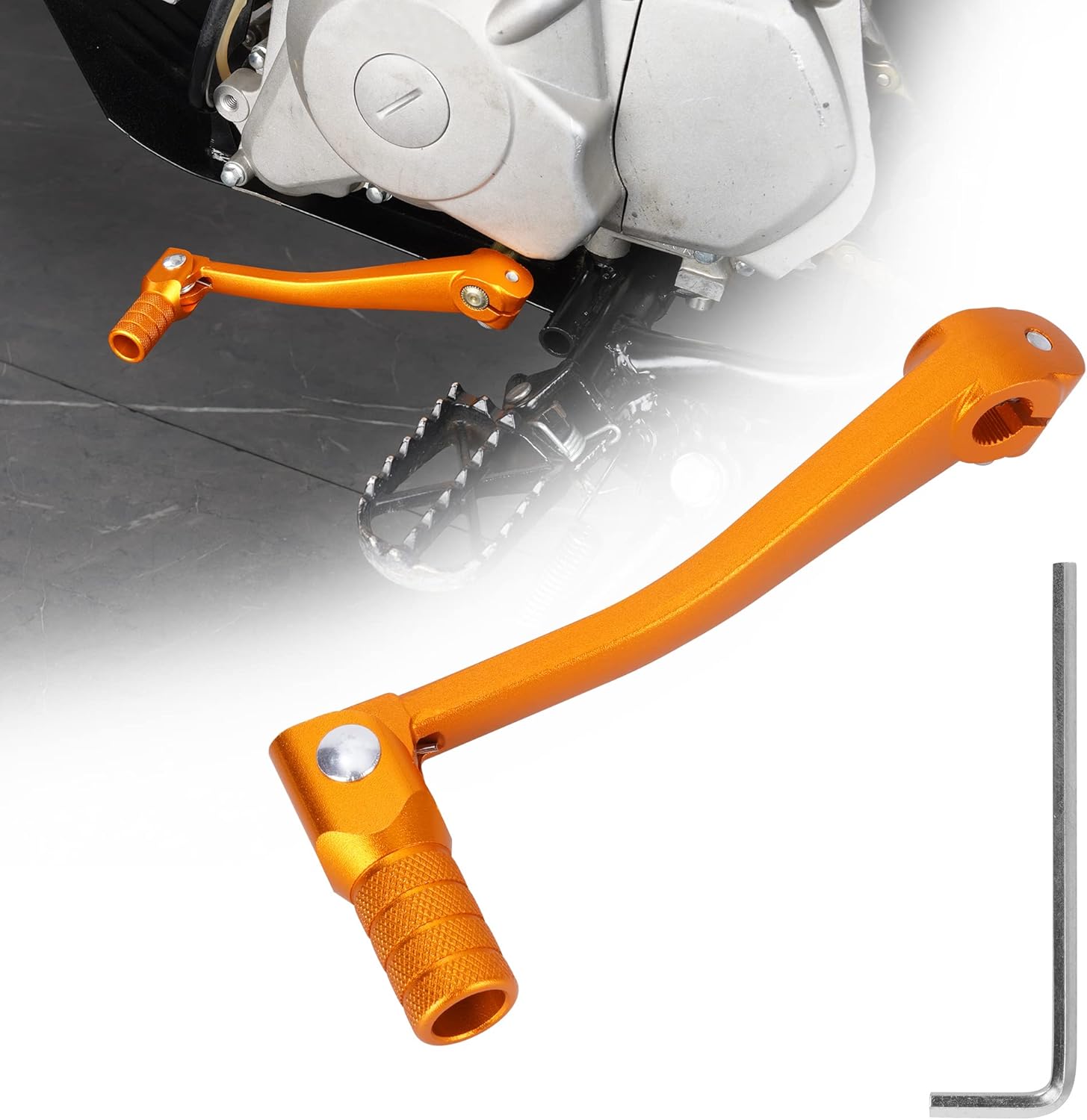 MTATCN CNC Aluminum Folding Gear Shifter Shift Lever with AllenWrench for XR50