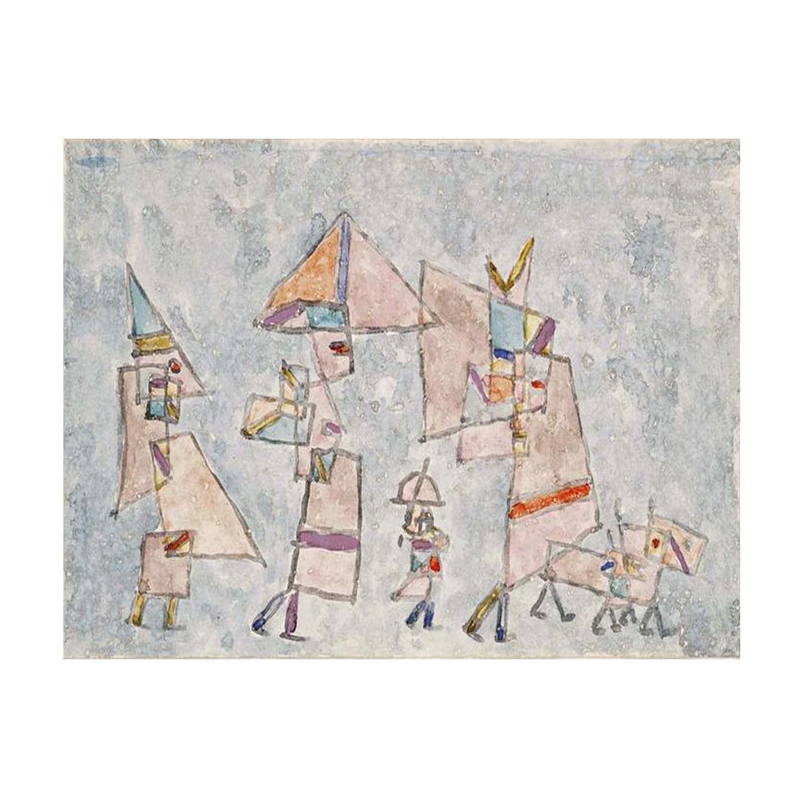 Amazon.com: Paul Klee《Promenade in the Orient》Canvas Paintings