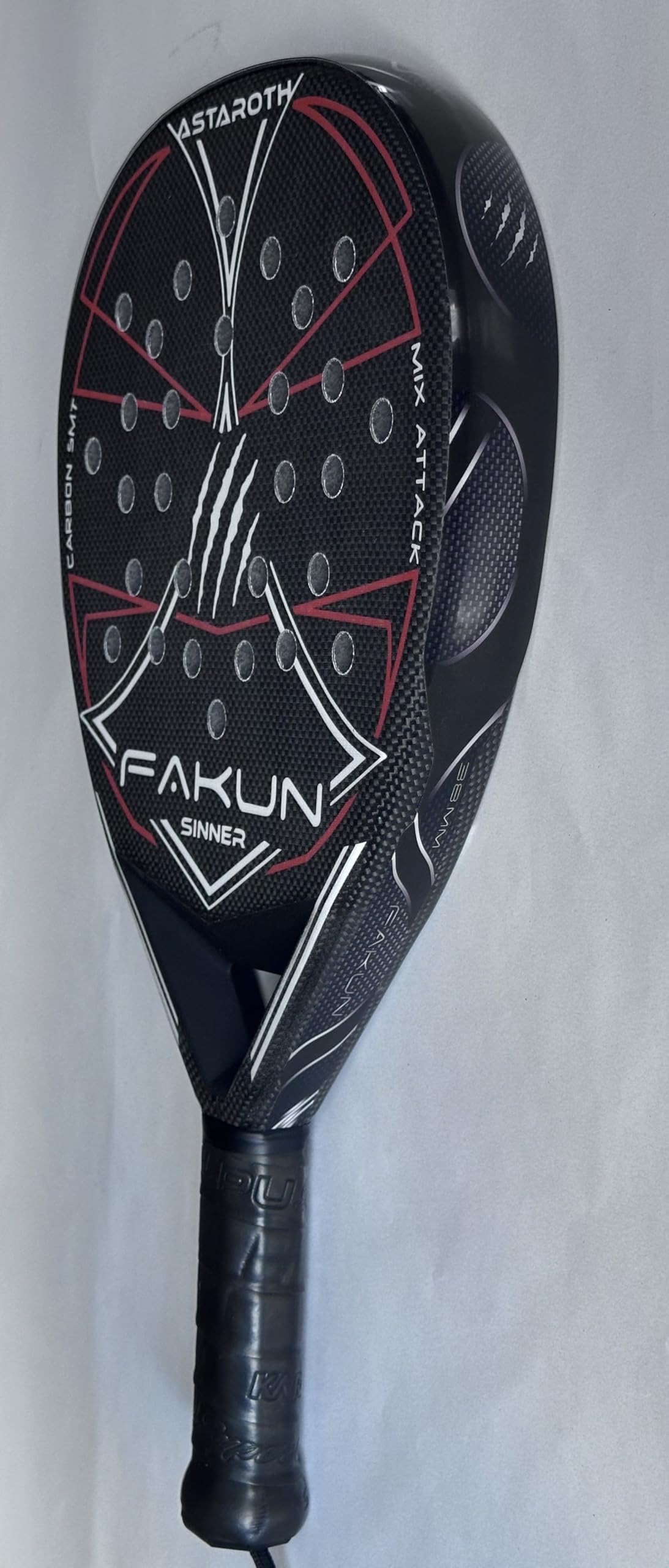 FAKUN Pala de Padel ASTAROTH ROJA-Blanca