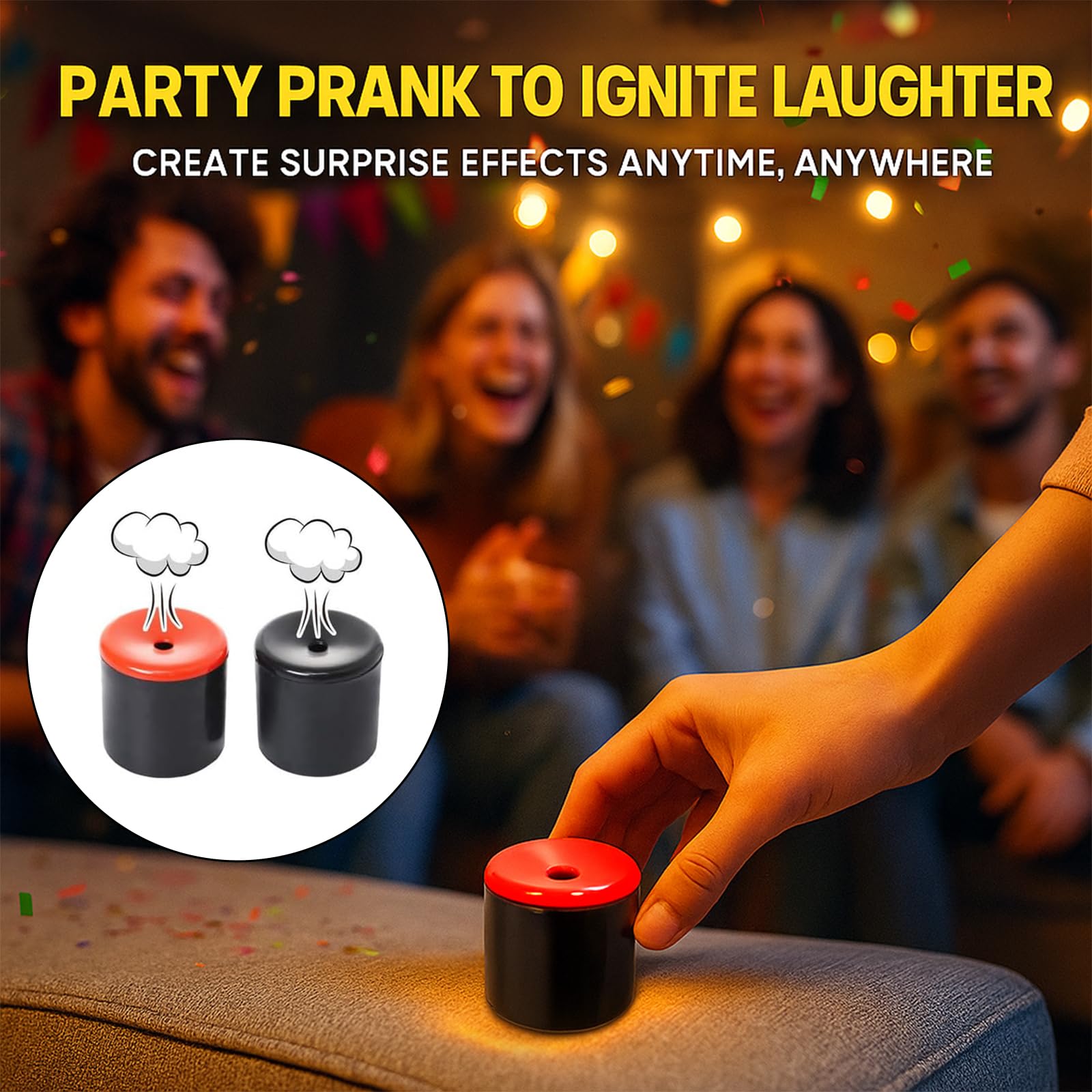 2Pcs Parody Squeeze Pooter Fart Machine, Funny Le Tooter Fart Toy, Novelty Prank Farting Noise Maker - Image 4