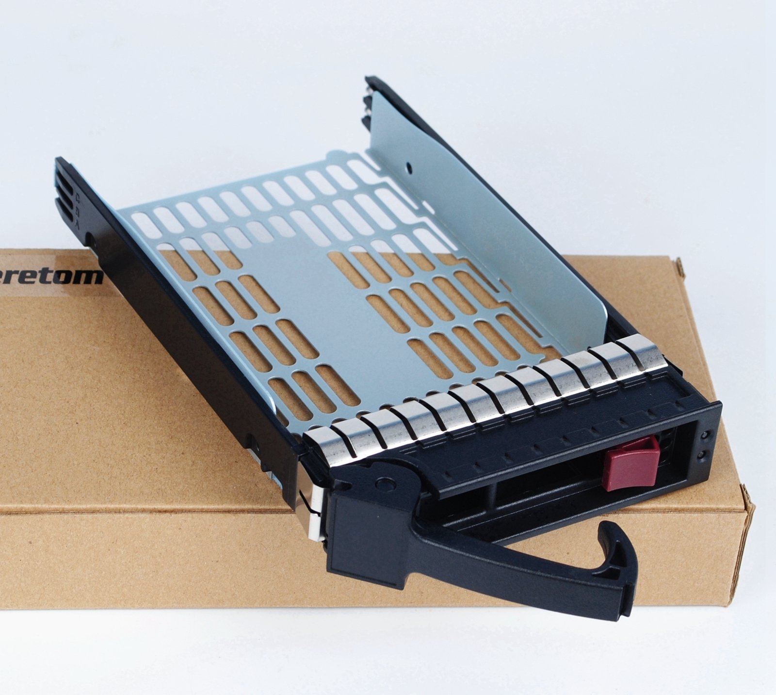 373211-001 373211-002 3,5" Bandeja de Disco Duro Caddie SATA/SAS Tray Caddy para HP Compaq ProLiant DL120 G7 ML350 G4p ML310 ML350 G5 G6 ML370 G5 DL180 G6 con 4 Tornillos