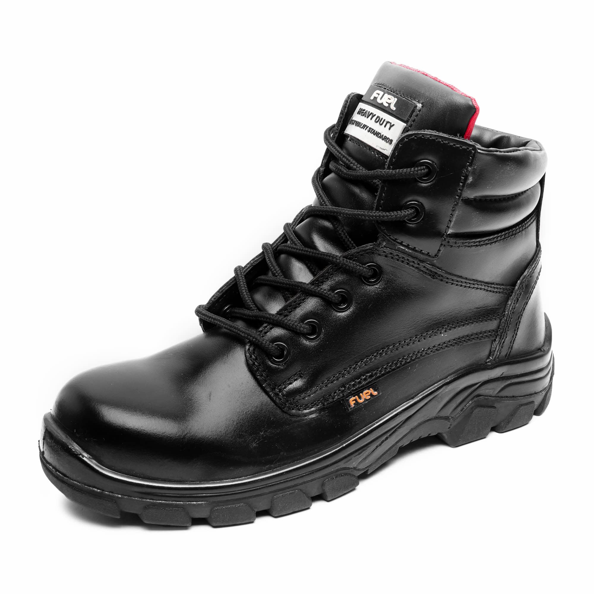 FUEL Stallion Safety Shoes for Men with Industrial Steel Toe, Light Weight Construction Shoes, Anti Penetration, Non-Slip Lace Up Comfortable Footwear, Sizes-9UK Black (B0BSQQRQPV) Amazon Price History, Amazon Price Tracker
