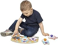 Vista 4 de Melissa & Doug First Play - Rompecabezas de madera de animales de granja (3 piezas)