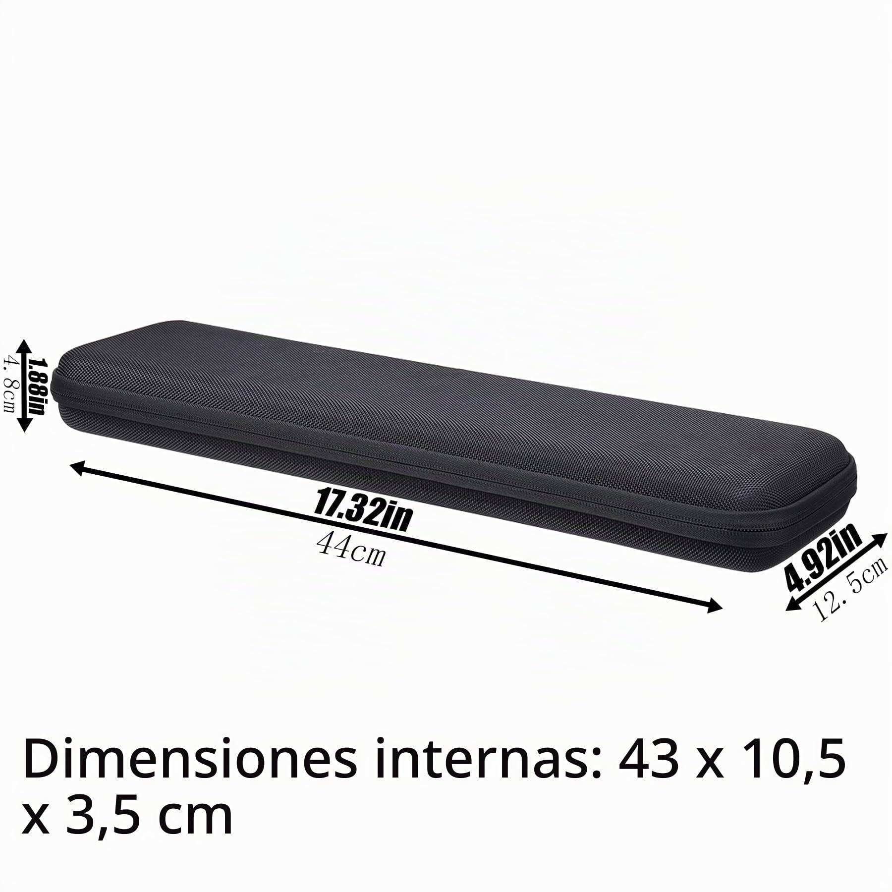 Khanka para Teclado M-Audio Mini 32 II, portátil, 32 Teclas USB/Mid Duro Viaje Estuche Bolso Funda by