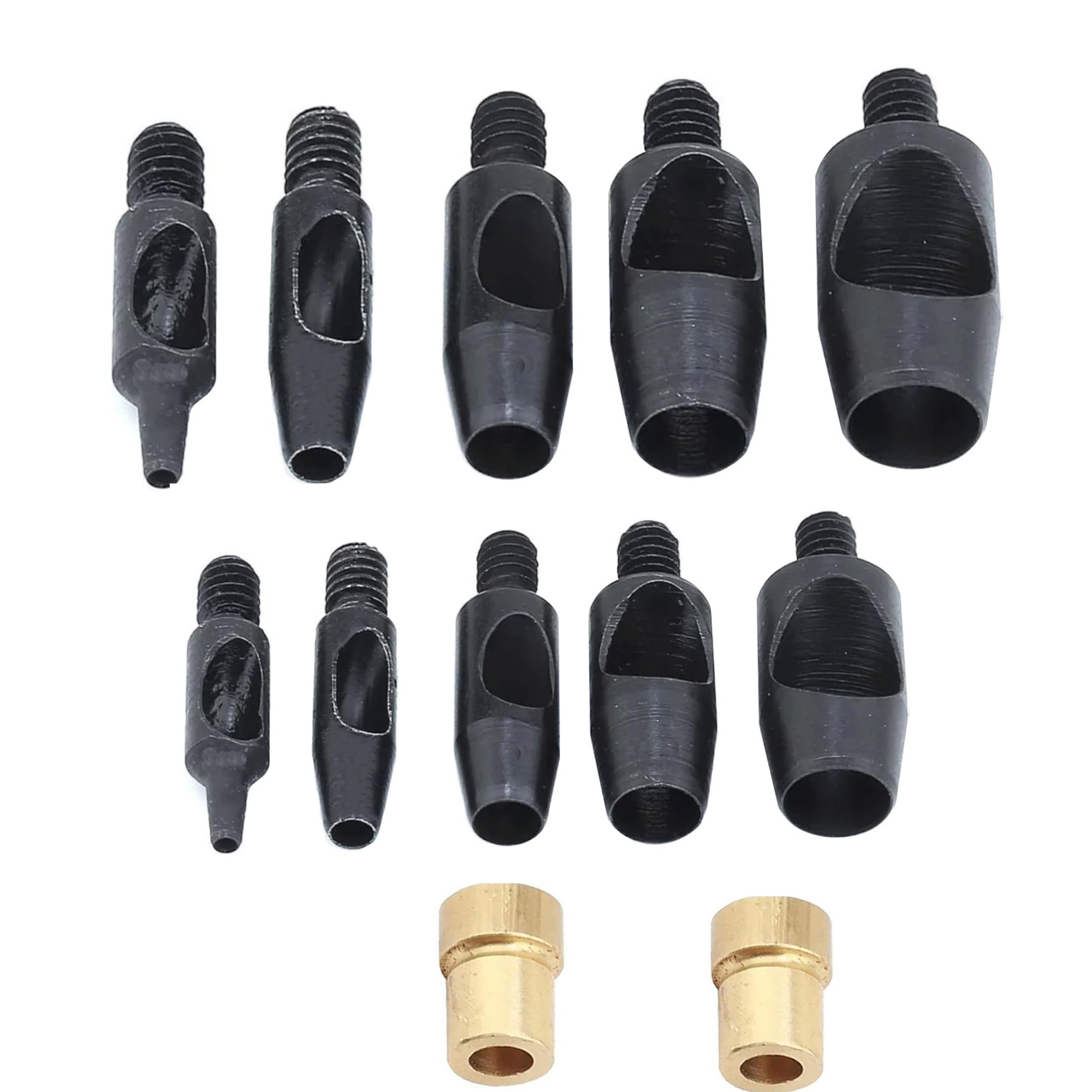 Herramientas de perforación de 1 a 10 mm para cuero y tela, para prensas manuales.