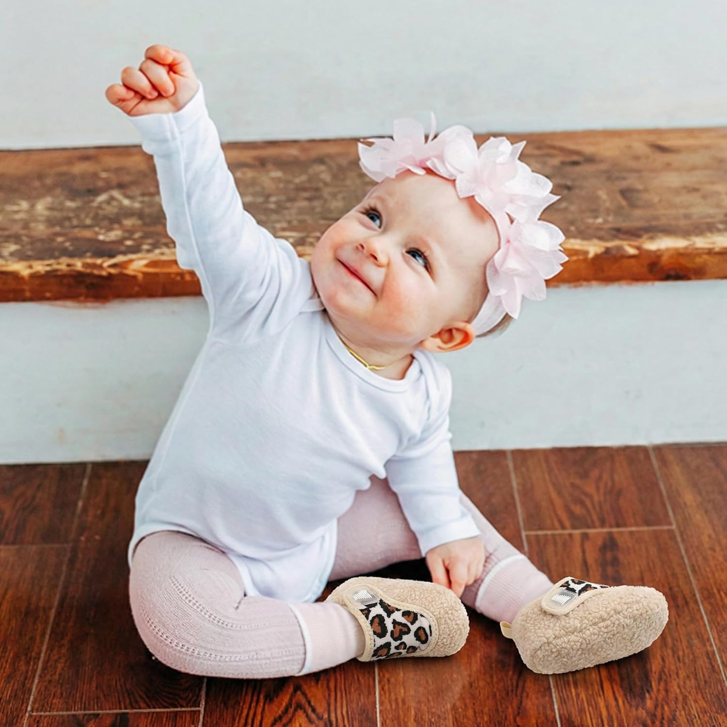 BARERUN Toddler Slippers Boys Girls House Shoes Warm Kids Slippers With Non-Slip Rubber Sole Fuzzy Cozy Walking Shoes Indoor/Outdoor - Image 2