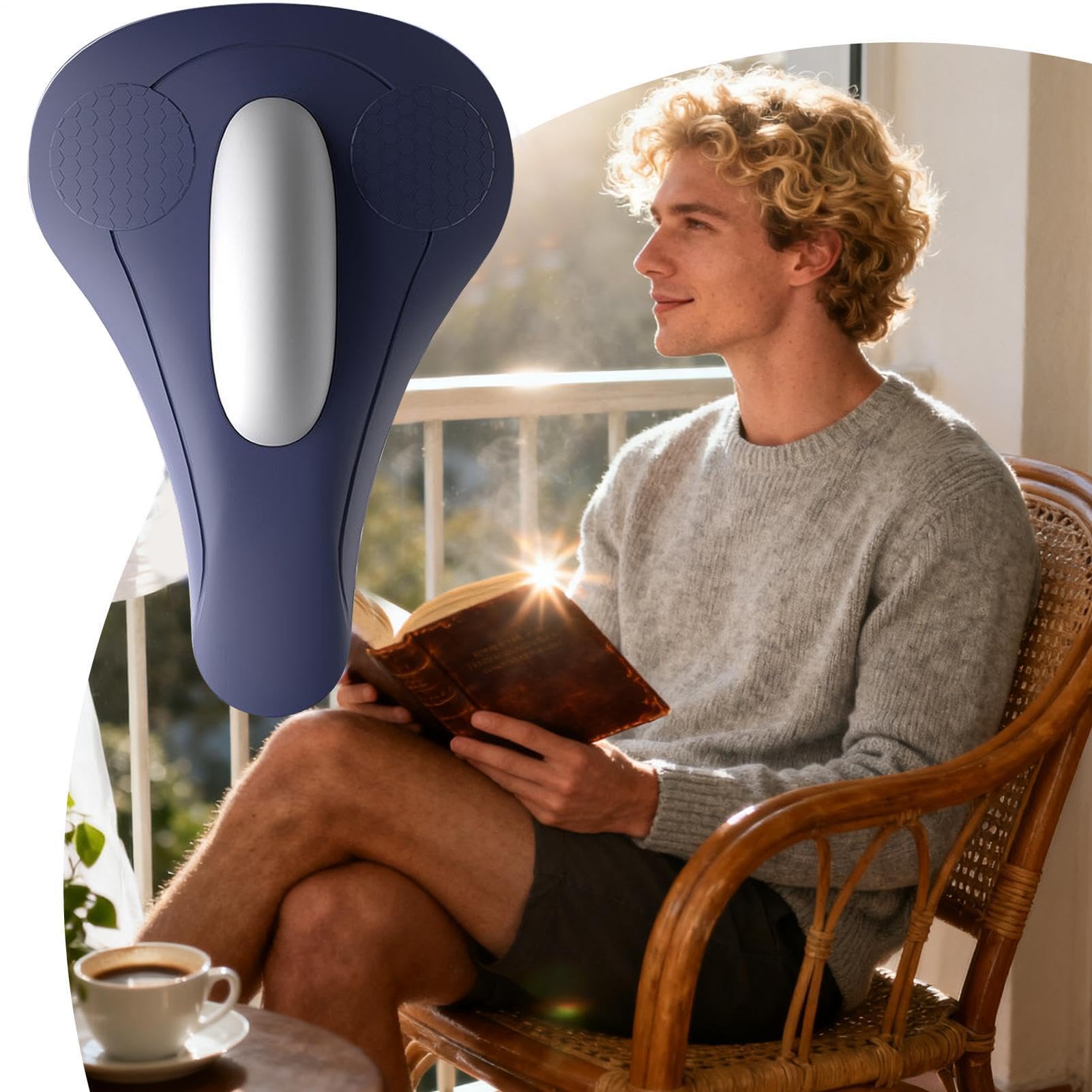 Allenatore Pavimento Pelvico Uomo, Allenatore Muscolare Del Pavimento Pelvico,4 Modalità Di Allenamento, Vibrazione Guidata, Design Silenzioso E Discreto Fitness A Casa, Yoga, Palestra