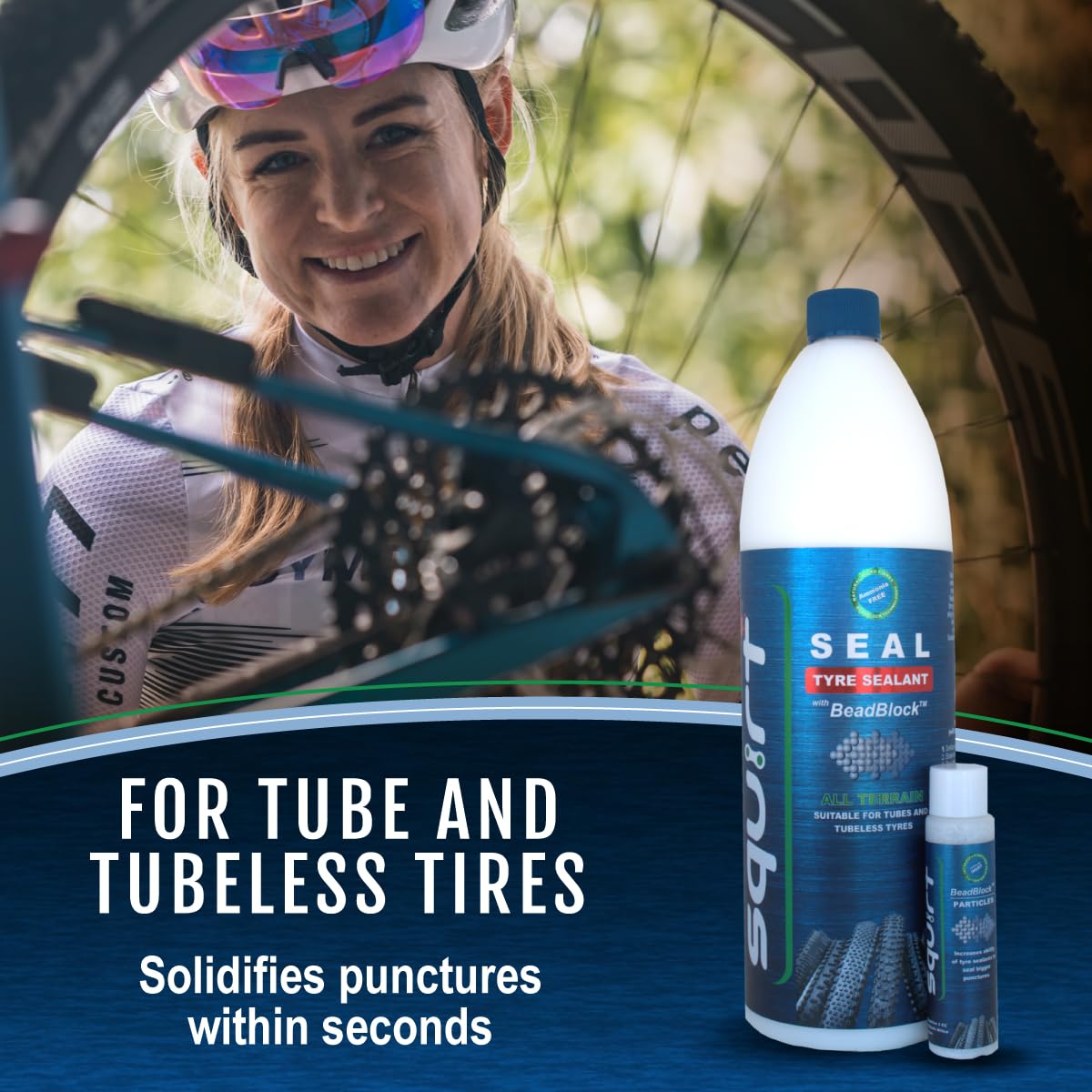 Squirt Seal Tyre Sealant with Beadblock 1000 ml