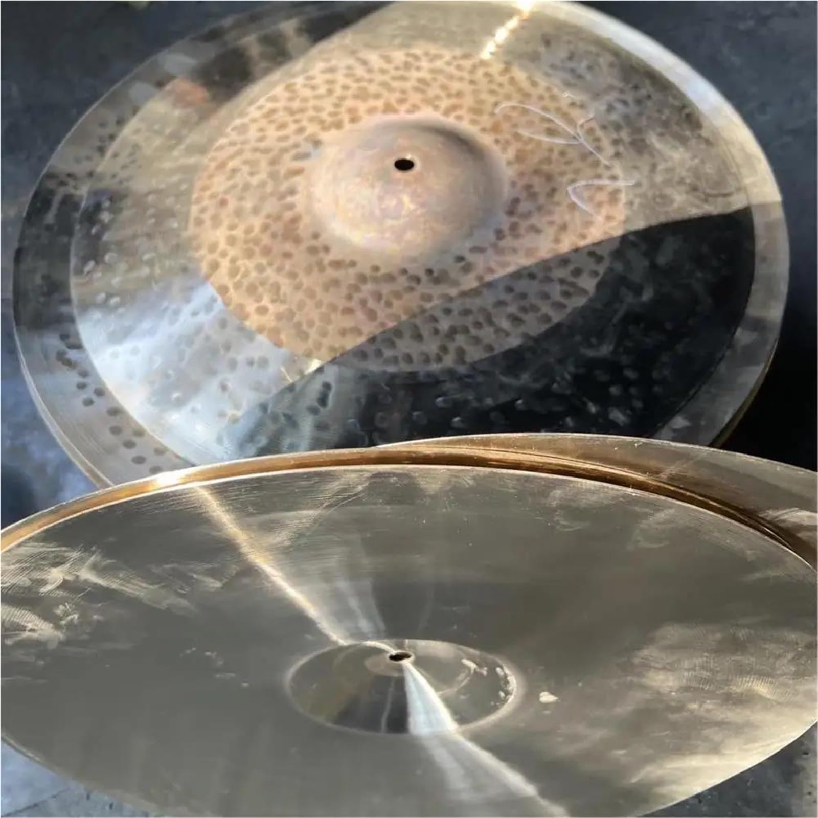 Schlagzeug Beckensatz 19 Zoll Ride Cymbal B20 Handgefertigtes Becken Für Jazz-Drum-Set(E)
