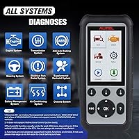 Vista 2 de Autel MaxiDiag MD806 PRO Escáner OBD2: Herramienta de escaneo de diagnóstico de sistemas completos con datos en vivo, reajuste de aceite, BMS, SAS