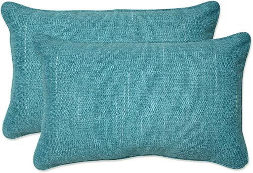 Vista 116 de Pillow Perfect - Cojín cuadrado para asiento de esquina para exteriores o interiores, color cobalto