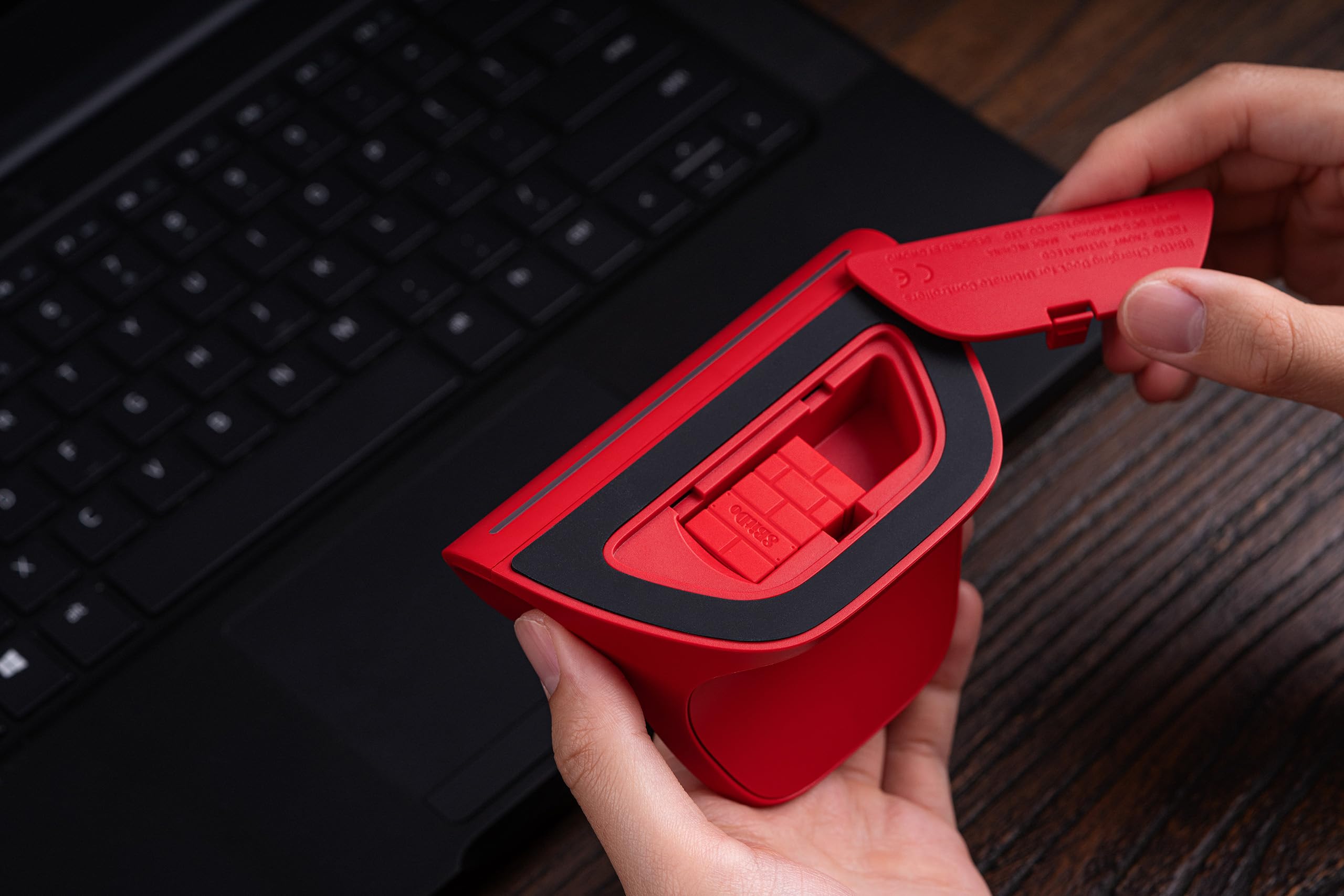8Bitdo Ultimate Bluetooth Controller with Charging Dock, Wireless Pro Controller with Hall Effect Sensing Joystick, Compatible with Switch, Windows and Steam Deck (Red)