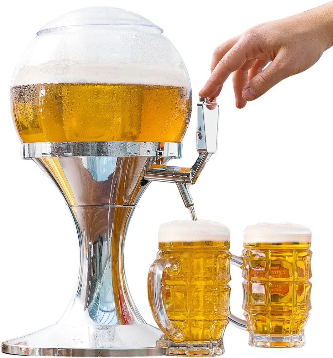 CELLUSTOP Dispensador de cerveza refrigerada con cubo de hielo con grifo - Soda Beisson Cocktail - Fiestas Recepciones