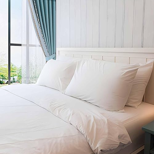 Miniatura 5 de iFaon Juego de 4 almohadas suaves y esponjosas de tamaño estándar para dormir boca abajo, almohada de relleno de microfibra hipoalergénica,