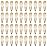 40 Counts Colorful Metal Snap Hair Clips 2 Inch Barrettes for Women Accessories (taupe)
