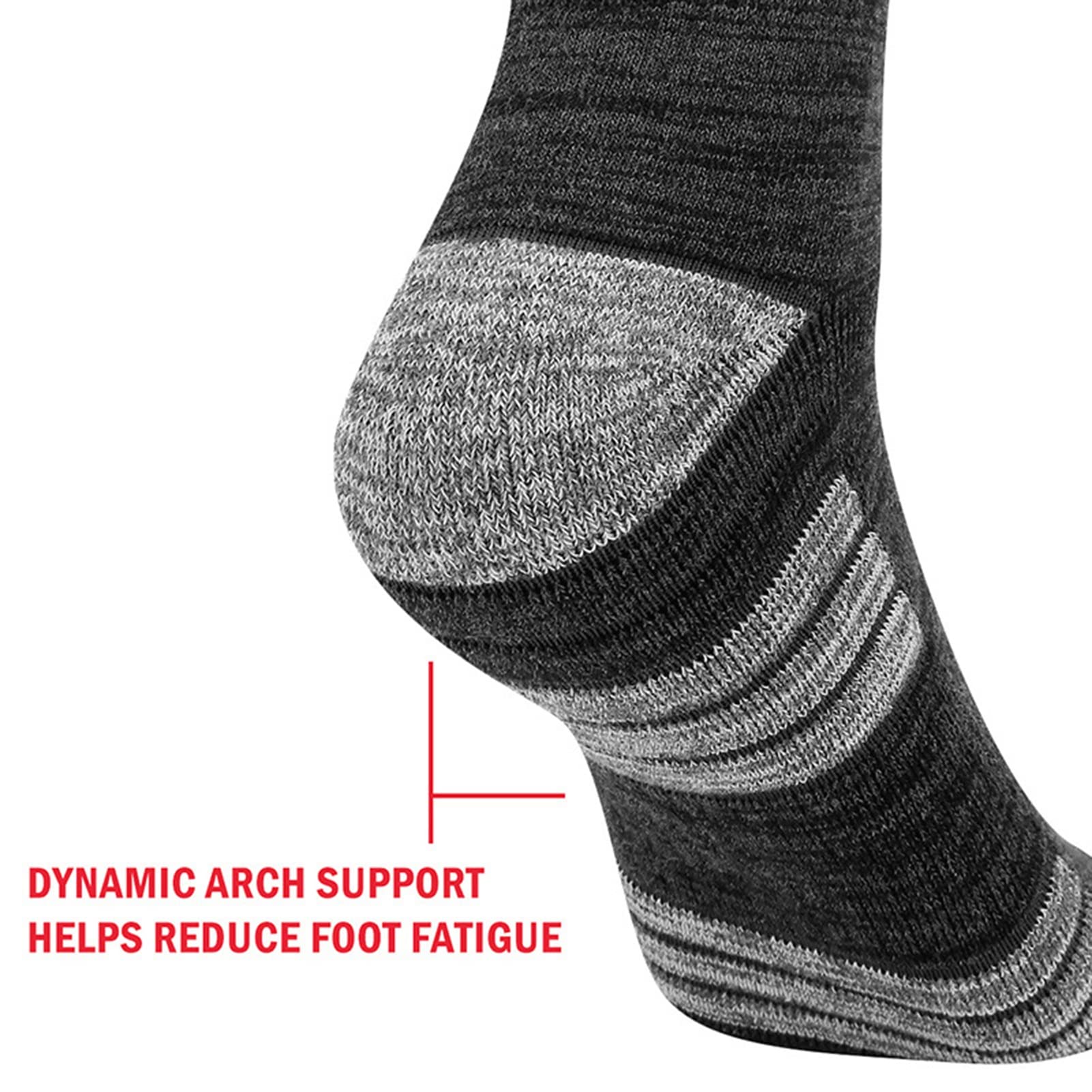 5 Paires pour des Hommes Chaussettes de Marche Respirantes Qui Évacuent L'humidité, Coussin Confortable Chaussettes Décontractées Chaussettes de Sport en Plein Air Randonnée Trekking Marche
