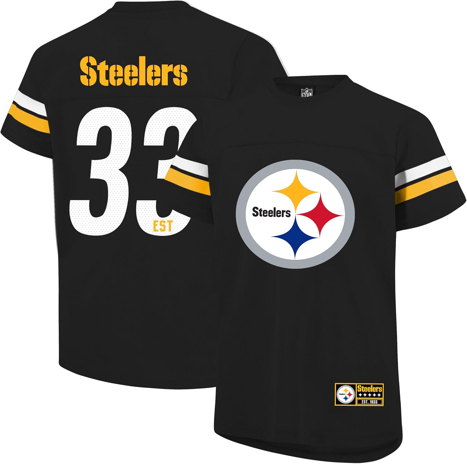 Ultra Game NFL Boys Mesh Vintage Jersey Tee Shirt