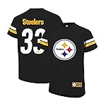 Ultra Game NFL Official Youth Super Soft Game Day Mesh Jersey Shirt, Pittsburgh Steelers, Team Color, 18-20