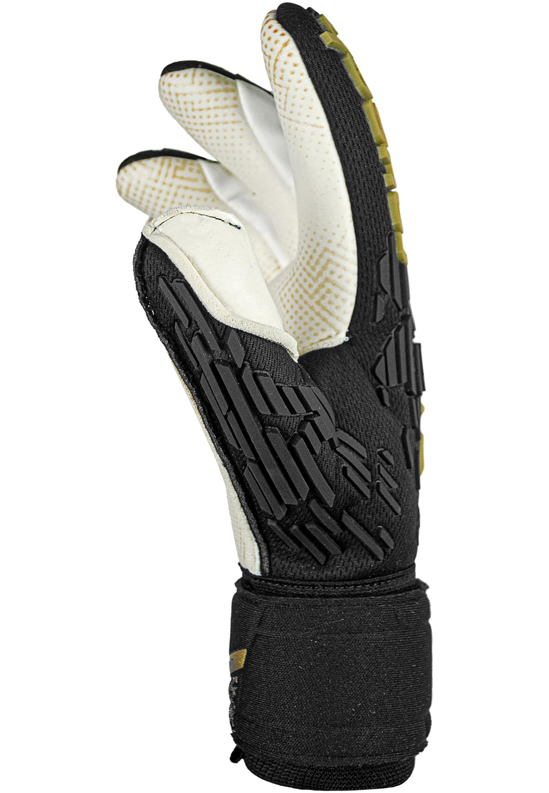 Reusch Attrakt Freegel Gold X Glueprint Finger Support - Guanti da Portiere Unisex Adulto