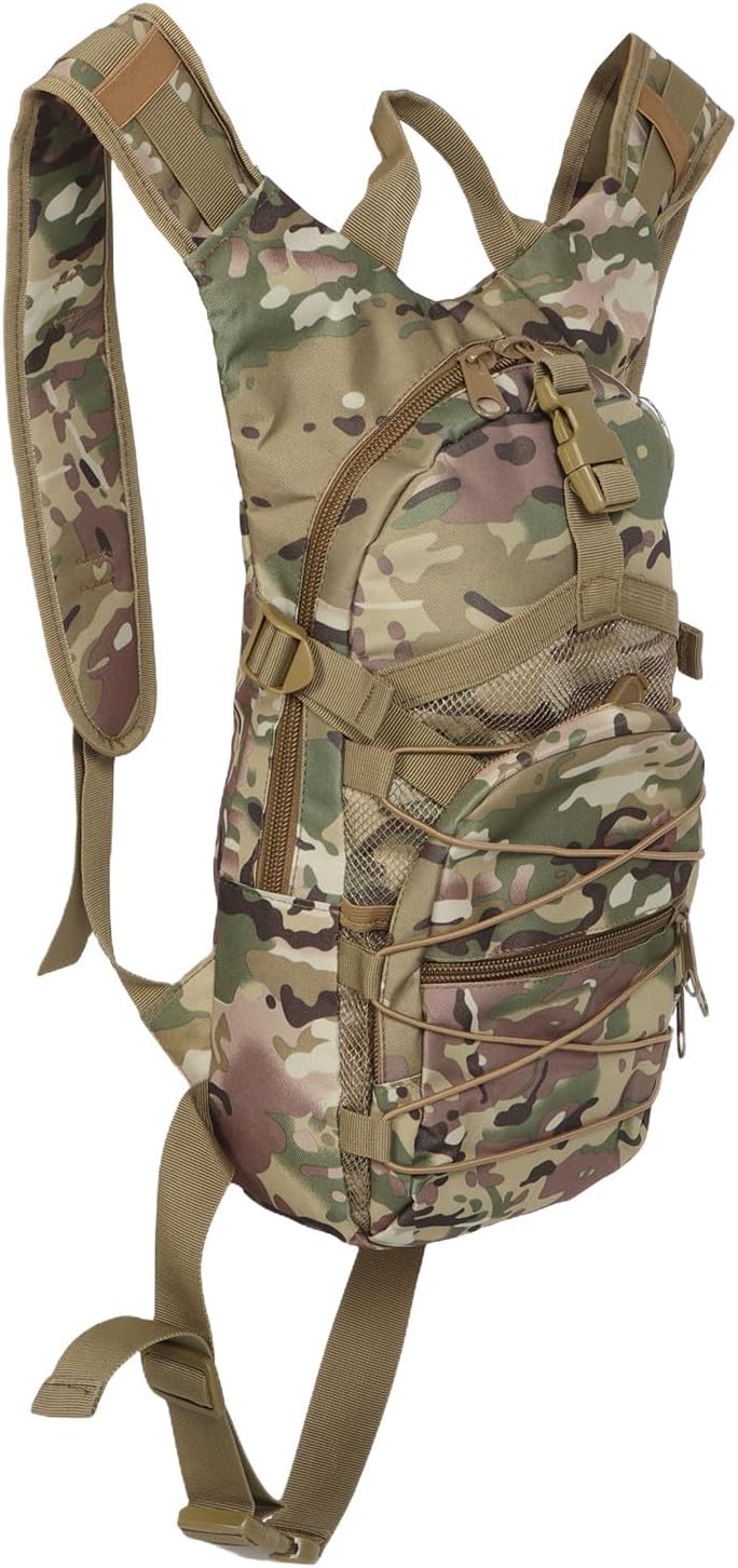 ibasenice Large Capacity Hiking Rucksack Backpack for Men, Lightweight Sports Backpack with Tool Pouch, Survival Gear for Camping, Travel, and Outdoor Activities