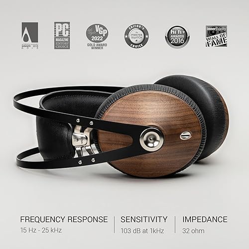 Miniatura 2 de Meze 99 Classics audífonos plateados de nogal (plateado y negro)