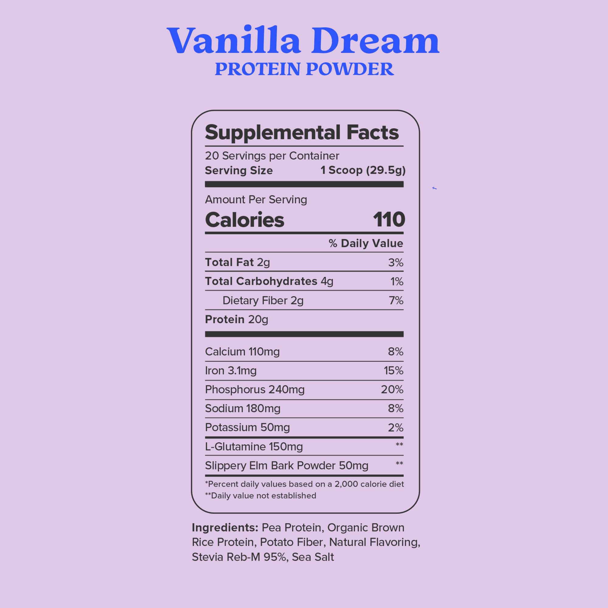 Gut-Friendly Protein Powder for Sensitive Stomachs, Low FODMAP, 20g Vegan Pea & Rice Protein with Prebiotic Fiber, Dairy-Free, Gluten-Free, No Gums or Added Sugar - Vanilla Dream — Amazon image 7