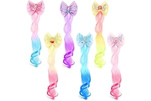 6 Pack The Little Mermaid Princess Hair Bow Clips