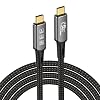 USB4 With Thunderbolt 4 Cable, 240W Charging, 40 Gbps Data, 8K @ 60Hz 4K120Hz HDR, PD3.1, USB C to C for Hub, Dock MacBook, M1 M2, M3, Mac Studio SSD, Laptops, Monitor