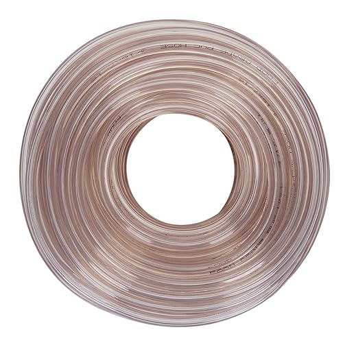 Miniatura 176 de DERNORD - Tubo de cloruro de polivinilo (PVC) de 5/16 pulgadas de diámetro interior x 7/16 pulgadas de diámetro exterior, manguera flexible