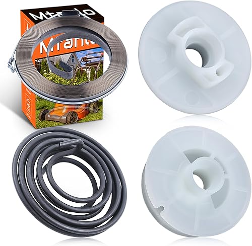 Mtanlo Resorte de polea del conductor del arrancador del retroceso para Husqvarna 128Ld 128C 128Cd 128R Trimmer 585530301