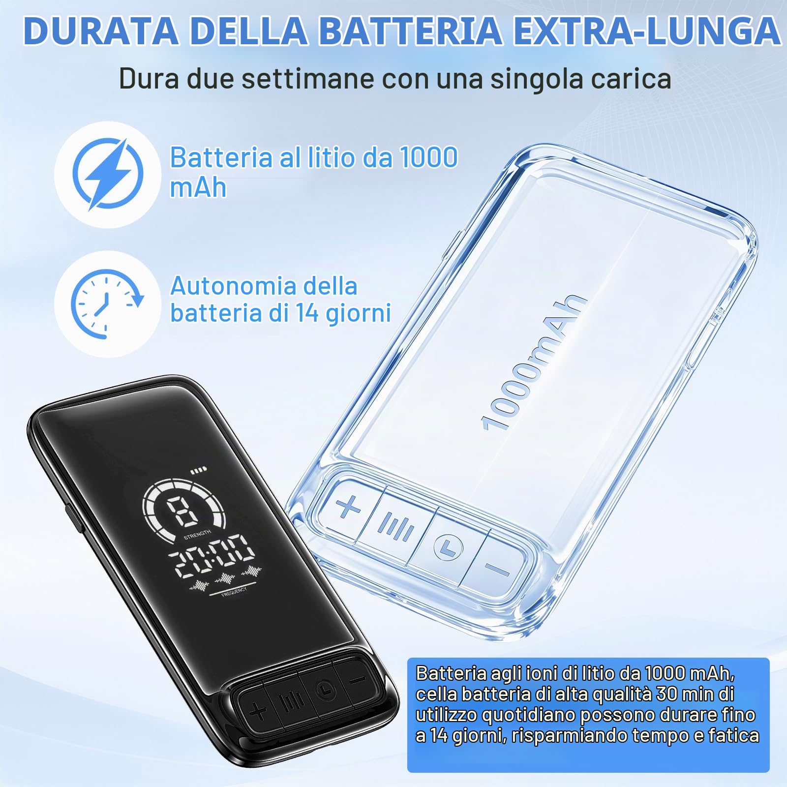 Dispositivo Avanzato per il sonno, Dispositivo di Stimolazione Del Nervo Vago con Clip per Orecchie, 3 Modalità 9 Marce, Impulsi a microcorrente CES, dispositivo per il sonno per adulti
