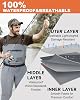 Vadeadores Transpirables para Hombre y Mujer, con Pie de Media, Impermeables de Pecho, Vadeadores Ligeros para Pesca con Mosca 7