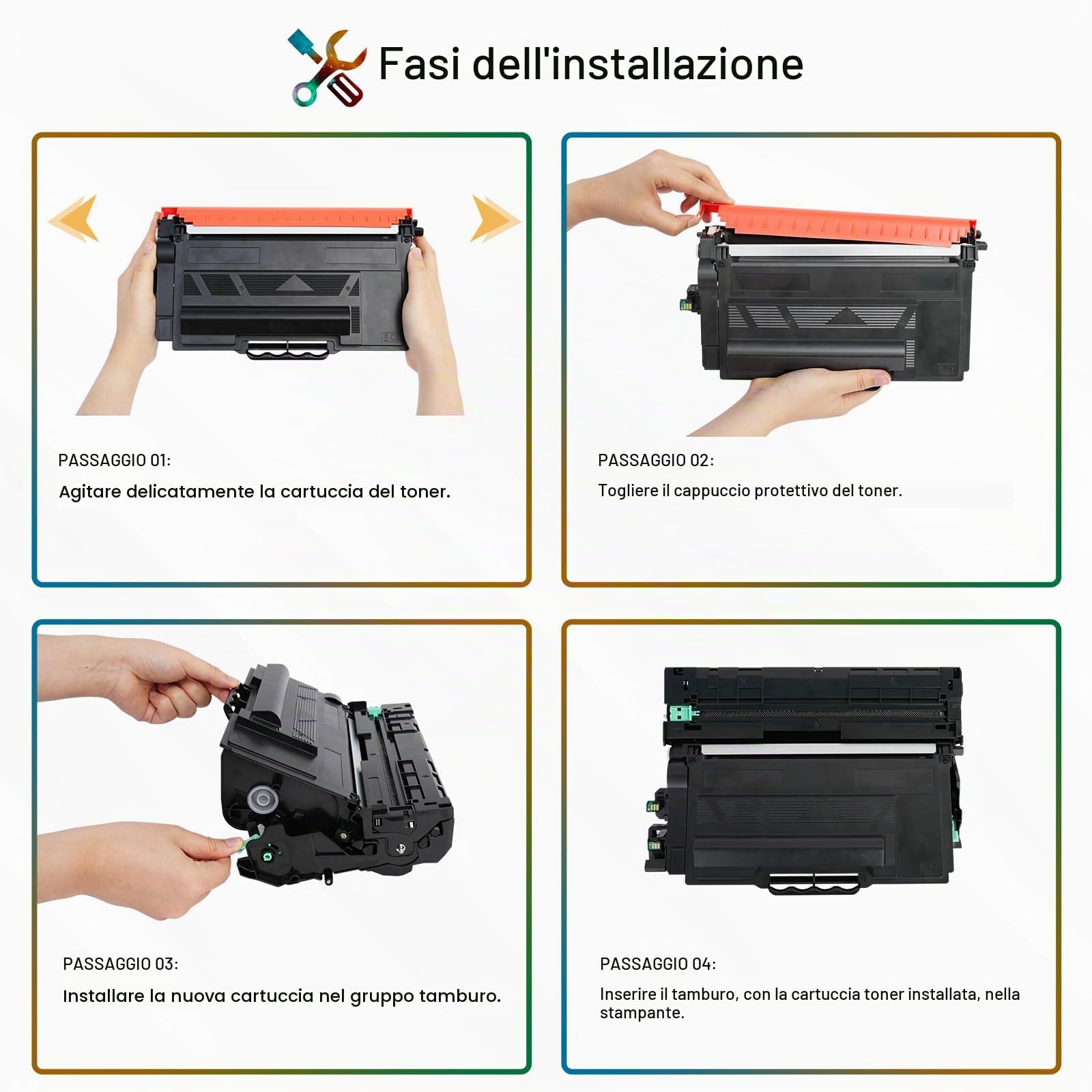 TN-3600XL TN-3600 TN3600XL TN3600 HL-L5210DN Toner Con Chip 2-Pack | Compatibile per Brother TN3600XL MFC-L5710DW MFC-L5710DN MFC-L6710DW HL-L6210DW DCP-L5510DW MFC-L6910DN HL-L5210DW HL-L5215DN