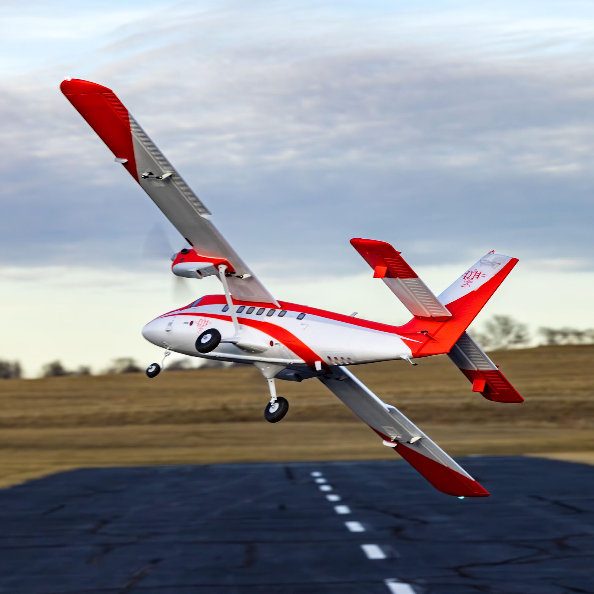 E-Flite DHC‑6 Twin Otter 1,4 m RC Flugzeug PNP – Brushless PNP Scale Modell, STOL, LED‑Beleuchtung, für 3S/4S LiPo (ohne Sender/Akku)