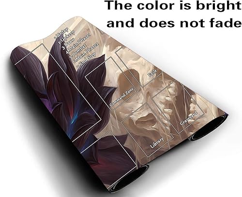 Miniatura 3 de Tapete de juego MTG, tapete de juego para MTG TCG de 24 x 14 pulgadas, tapetes de juego de cartas coleccionables entintados con bolsa de