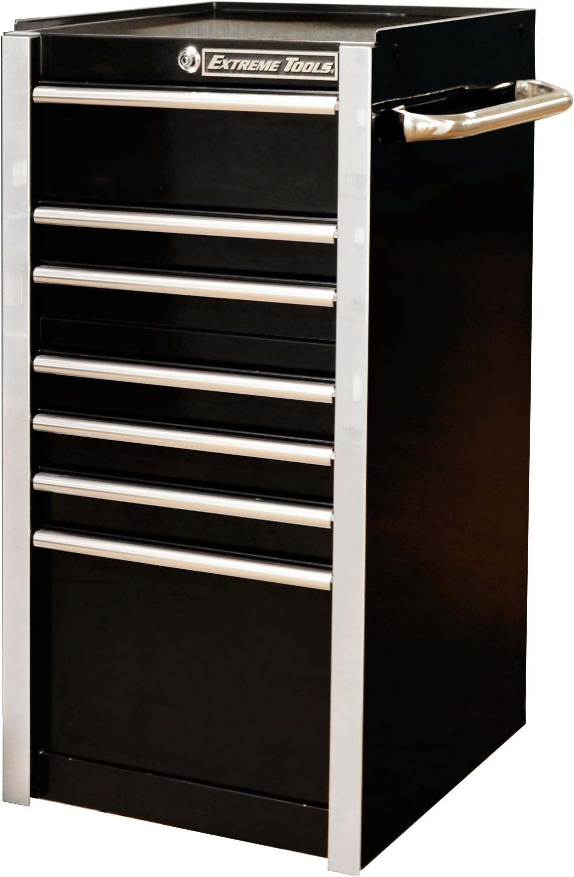 Extreme Tool RX192507SBBK RX Series Black 19" 7-Drawer Side Box