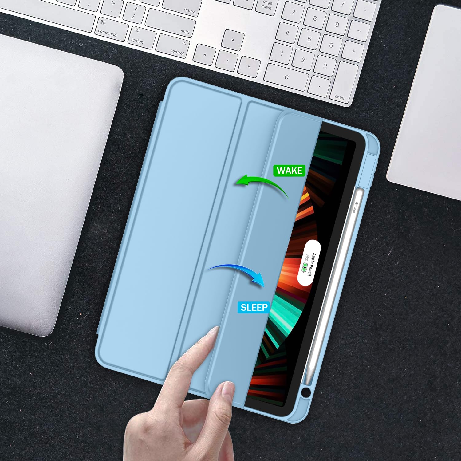 Amazon.com: ZryXal New iPad Pro 12.9 Inch Case 2022/2021/2020(6th