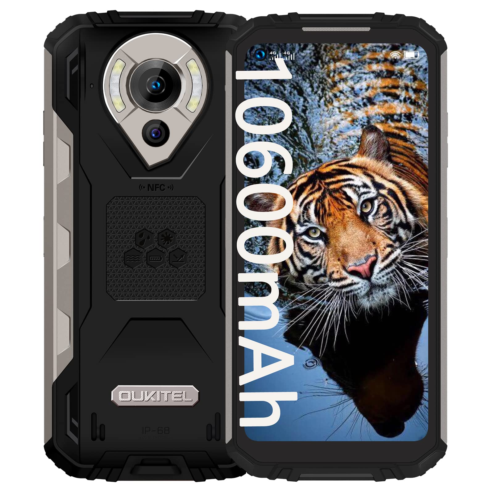 Amazon | OUKITEL WP16 SIMフリースマホ 本体 防水防塵耐衝撃