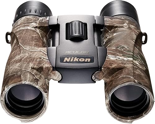 Miniatura 3 de Nikon Aculon A30 - Binoculares A30 de 10 x 25 (16641) TrueTimber Kanati Camo Compact Binocular Bundle con bolígrafo de lente, funda de transporte y