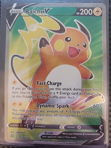 Raichu V 158/172 - Brilliant Stars - Ultra Rare Italia | Ubuy
