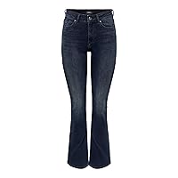 ONLY ONLBLUSH Life Mid Flared REA409, Jeans da Donna