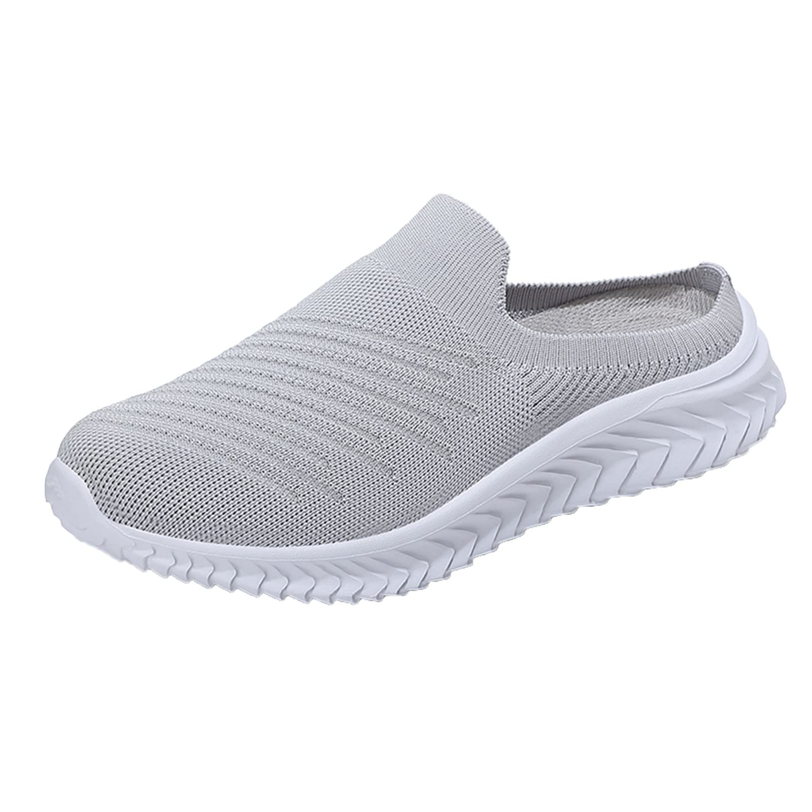 Generisch Zoccoli da donna chiusi, estivi, con plantare, slip-on | Pantofole ortopediche, traspiranti, comode, per esterni, leggere, da giardino, extra larghe sul retro