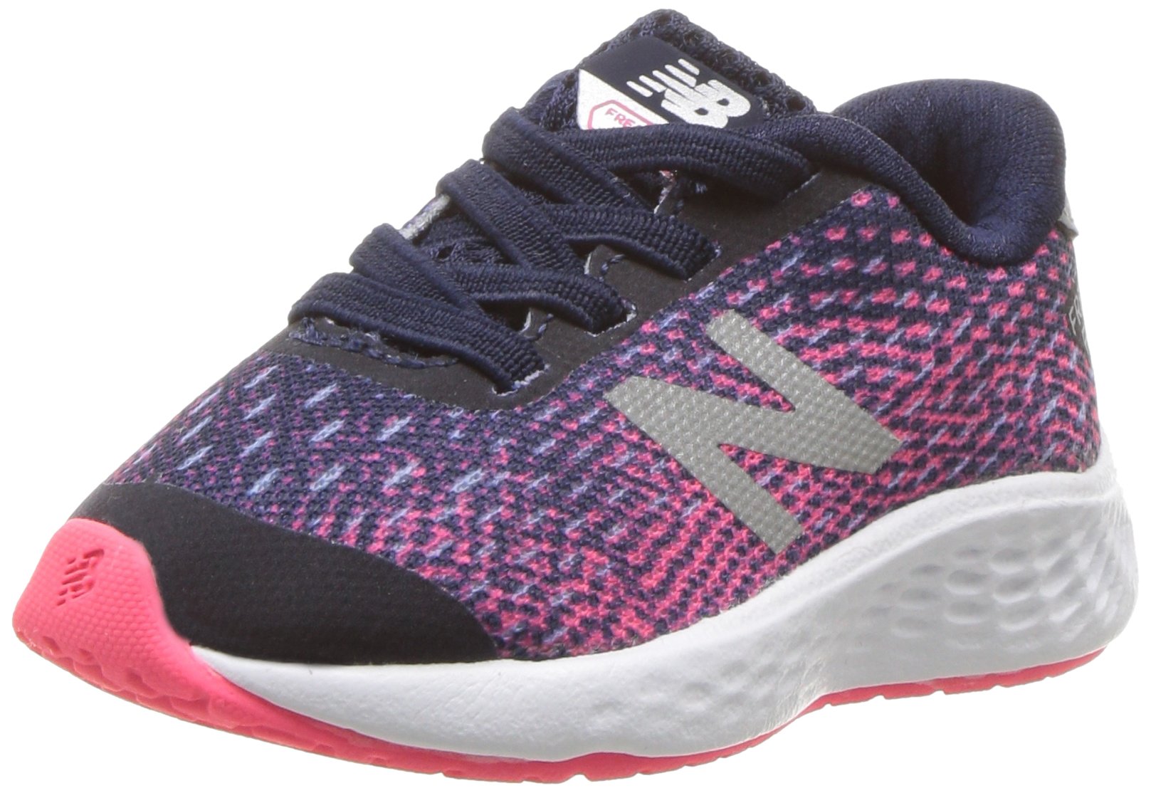 New Balance Kid's Fresh Foam Arishi Nxt V1 Bungee Running Shoe, Pigment, 2 Wide Infant